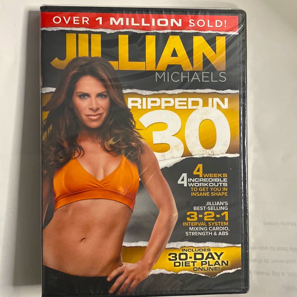 Jillian Michaels Ripped in 30 Fitness DVD